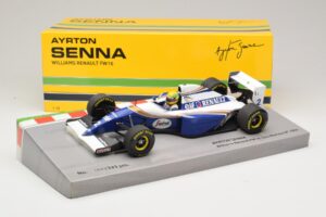 Williams FW16 Renault #2 A. Senna San Marino GP 1994 Minichamps 1:18 543941833 Kov – obrázek 6 z 7