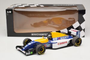 Williams Renault FW15C #0 D. Hill 1993 Minichamps 1:18 180930000 Kov – obrázek 6 z 7