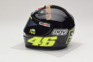 Přilba AGV V. Rossi MotoGP Jerez Test 2007 Minichamps 1:2 327070046 Kov – obrázek 2 z 7