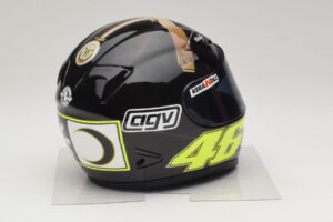 Přilba AGV V. Rossi MotoGP Jerez Test 2007 Minichamps 1:2 327070046 Kov – obrázek 4 z 7