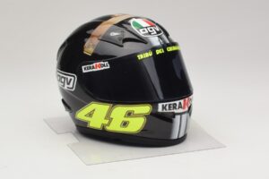 Přilba AGV V. Rossi MotoGP Jerez Test 2007 Minichamps 1:2 327070046 Kov – obrázek 5 z 7