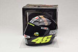 Přilba AGV V. Rossi MotoGP Jerez Test 2007 Minichamps 1:2 327070046 Kov – obrázek 6 z 7