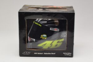 Přilba AGV V. Rossi MotoGP Jerez Test 2007 Minichamps 1:2 327070046 Kov – obrázek 7 z 7