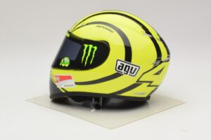 Přilba AGV V. Rossi MotoGP Valencia Test 2009 Minichamps 1:2 327100066 Kov – obrázek 2 z 7