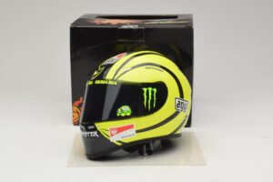 Přilba AGV V. Rossi MotoGP Valencia Test 2009 Minichamps 1:2 327100066 Kov – obrázek 6 z 7