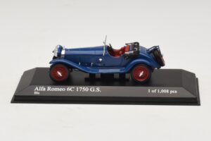 Alfa Romeo 6C 1750 G.S. Modrý Minichamps 1:43 400120431 Kov