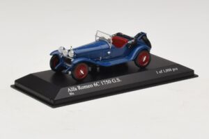 Alfa Romeo 6C 1750 G.S. Modrý Minichamps 1:43 400120431 Kov – obrázek 2 z 5