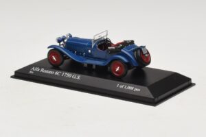 Alfa Romeo 6C 1750 G.S. Modrý Minichamps 1:43 400120431 Kov – obrázek 3 z 5