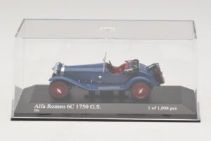 Alfa Romeo 6C 1750 G.S. Modrý Minichamps 1:43 400120431 Kov – obrázek 4 z 5