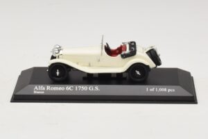 Alfa Romeo 6C 1750 G.S. Bílý Minichamps 1:43 400120430 Kov