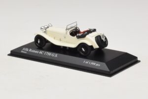 Alfa Romeo 6C 1750 G.S. Bílý Minichamps 1:43 400120430 Kov – obrázek 3 z 5