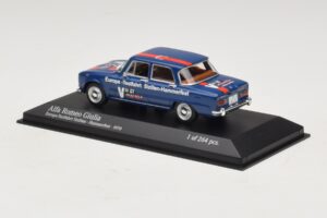 Alfa Romeo Giulia Europa-Testfahrt Sizilien-Hammerfest Minichamps 1:43 400120905 Kov – obrázek 3 z 5