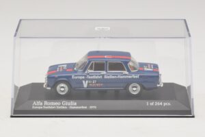 Alfa Romeo Giulia Europa-Testfahrt Sizilien-Hammerfest Minichamps 1:43 400120905 Kov – obrázek 4 z 5