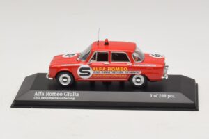Alfa Romeo Giulia ONS Rennstreckensicherung 1973 Minichamps 1:43 400120994 Kov