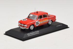 Alfa Romeo Giulia ONS Rennstreckensicherung 1973 Minichamps 1:43 400120994 Kov – obrázek 2 z 5