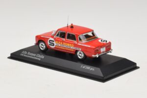 Alfa Romeo Giulia ONS Rennstreckensicherung 1973 Minichamps 1:43 400120994 Kov – obrázek 3 z 5