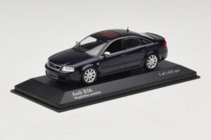 Audi RS6 C5 Modrá Metalíza Minichamps 1:43 400011702 Kov – obrázek 2 z 5