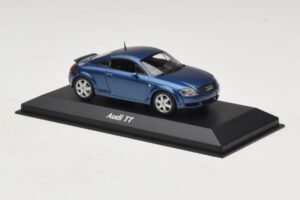 Audi TT 8N Modrá Metalíza Maxichamps 1:43 940017220 Kov – obrázek 3 z 5