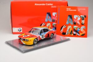 BMW 3.0 CSL Art Car Alexander Calder #51 H. Poulain / S. Posey / J. Guichet 24 Hours of Le Mans 1975 Minichamps 1:18 80430150 – obrázek 7 z 7