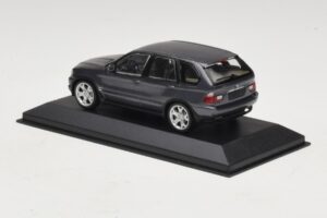 BMW X5 E53 4.4i Šedá Metalíza Náhradní Krabice Minichamps 1:43 80420393166-R1 Kov – obrázek 3 z 5