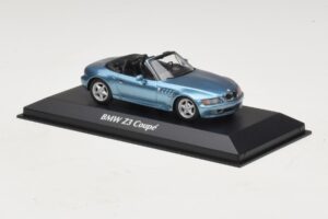 BMW Z3 Modrý Maxichamps 1:43 940024331 Kov – obrázek 3 z 5