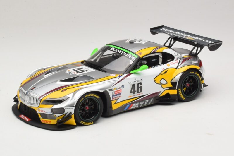BMW Z4 GT3 #46 M. Palttala / L. Luhr 24 Hours of Spa Winner 2015 Minichamps 1:18 151152346 Kov
