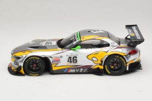 BMW Z4 GT3 #46 M. Palttala / L. Luhr 24 Hours of Spa Winner 2015 Minichamps 1:18 151152346 Kov – obrázek 3 z 6