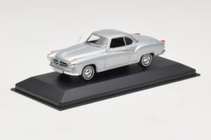 Borgward Isabella Kupé Stříbrná Minichamps 1:43 400096031 Kov – obrázek 2 z 5