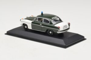 Borgward Isabella Polizei Frankfurt Minichamps 1:43 400096090 Kov – obrázek 3 z 5