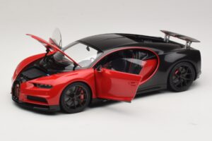 Bugatti Chiron Sport Italian Red & Carbon AUTOart 1:18 70996 Kompozit – obrázek 2 z 8
