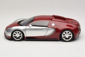 Bugatti Veyron Centenaire Edition Chrome Red Minichamps 1:18 100110851 Kov – obrázek 4 z 8