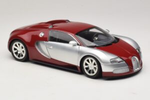 Bugatti Veyron Centenaire Edition Chrome Red Minichamps 1:18 100110851 Kov – obrázek 6 z 8