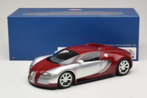Bugatti Veyron Centenaire Edition Chrome Red Minichamps 1:18 100110851 Kov – obrázek 8 z 8