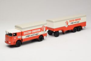 Bussing LU 11/16 Skříňový Přívěs Dextro Energen Minichamps 1:43 499073940 Kov