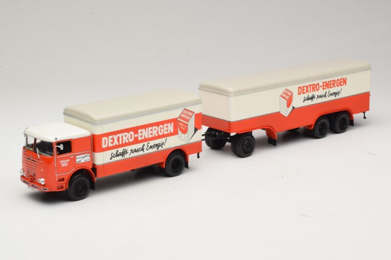 Bussing LU 11/16 Skříňový Přívěs Dextro Energen Minichamps 1:43 499073940 Kov