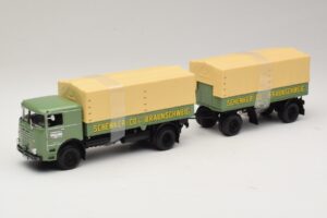 Bussing LU 11/16 Valníkový Přívěs Schenker Minichamps 1:43 499073924 Kov