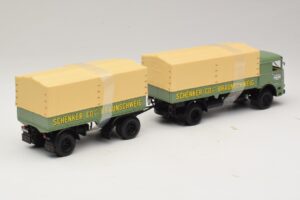 Bussing LU 11/16 Valníkový Přívěs Schenker Minichamps 1:43 499073924 Kov – obrázek 2 z 6