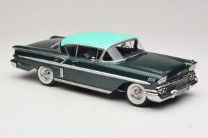 Chevrolet Bel Air Impala Coupe Tmavě Zelená Metalíza & Zelený KK-Scale 1:18 KKDC181594 Kov – obrázek 4 z 6