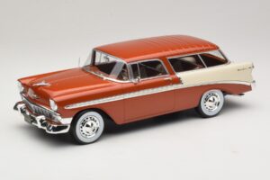 Chevrolet Bel Air Nomad Hnědá Metalíza & Krémová KK-Scale 1:18 KKDC181294 Kov