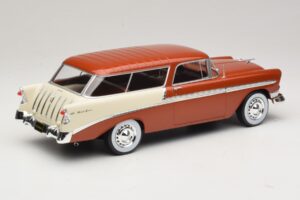 Chevrolet Bel Air Nomad Hnědá Metalíza & Krémová KK-Scale 1:18 KKDC181294 Kov – obrázek 2 z 6