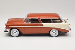Chevrolet Bel Air Nomad Hnědá Metalíza & Krémová KK-Scale 1:18 KKDC181294 Kov – obrázek 3 z 6