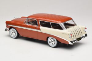 Chevrolet Bel Air Nomad Hnědá Metalíza & Krémová KK-Scale 1:18 KKDC181294 Kov – obrázek 5 z 6