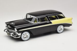 Chevrolet Bel Air Nomad Custom Černý & Světle Žlutá KK-Scale 1:18 KKDC181293 Kov
