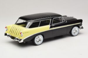 Chevrolet Bel Air Nomad Custom Černý & Světle Žlutá KK-Scale 1:18 KKDC181293 Kov – obrázek 2 z 6