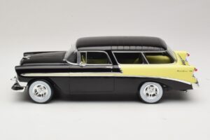 Chevrolet Bel Air Nomad Custom Černý & Světle Žlutá KK-Scale 1:18 KKDC181293 Kov – obrázek 3 z 6
