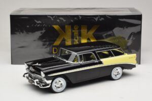 Chevrolet Bel Air Nomad Custom Černý & Světle Žlutá KK-Scale 1:18 KKDC181293 Kov – obrázek 6 z 6