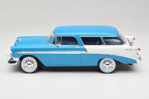 Chevrolet Bel Air Nomad Tyrkysová & Bílý KK-Scale 1:18 KKDC181292 Kov – obrázek 3 z 6