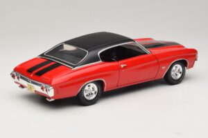 Chevrolet Chevelle SS454 Červený Maisto 1:18 31890-P1 Kov – obrázek 3 z 8