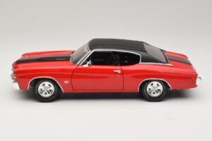 Chevrolet Chevelle SS454 Červený Maisto 1:18 31890-P1 Kov – obrázek 4 z 8