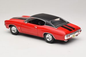 Chevrolet Chevelle SS454 Červený Maisto 1:18 31890-P1 Kov – obrázek 7 z 8